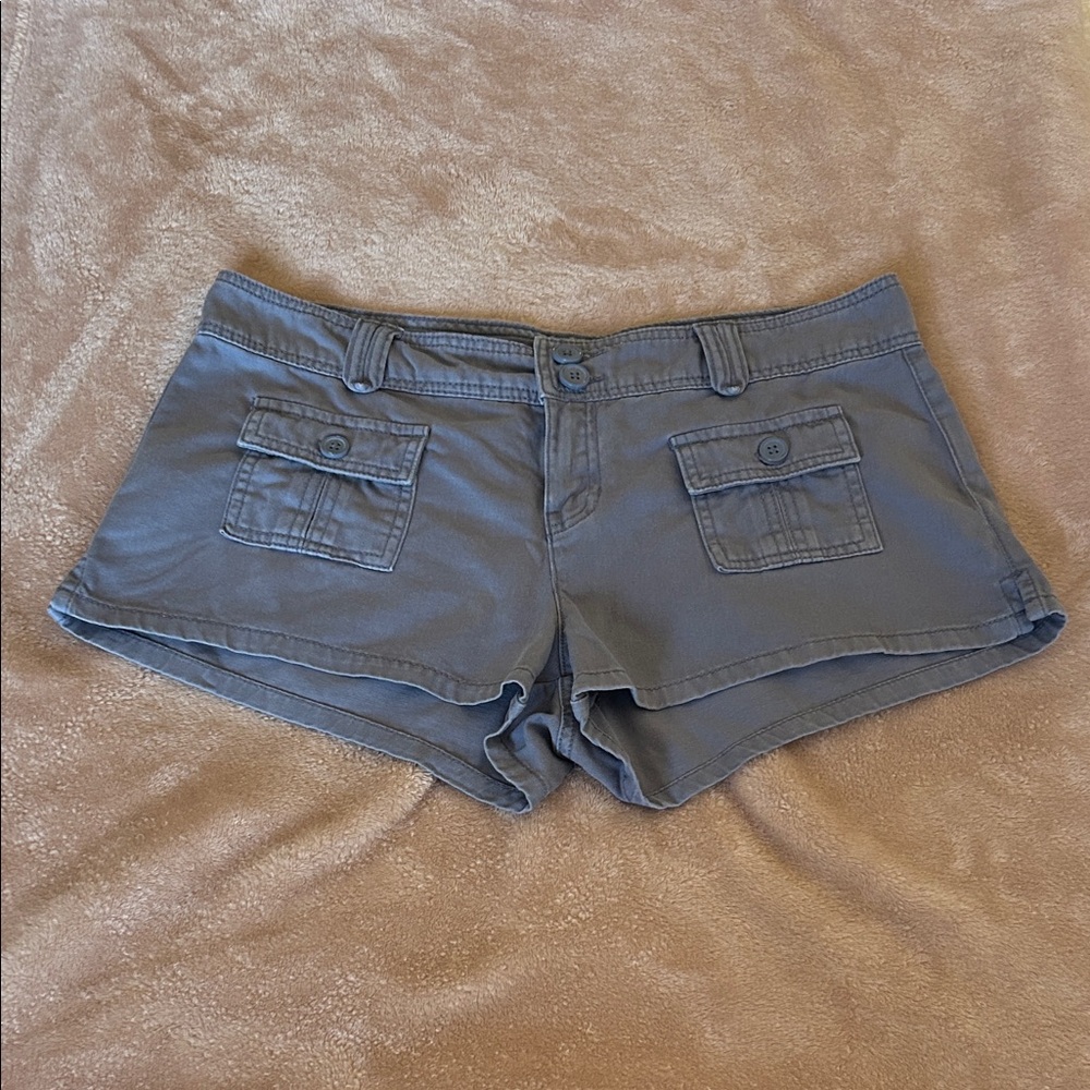 Aeropostale Women's Cornflower Blue Cargo Shorts